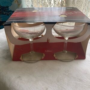 16 vintage champagne glasses